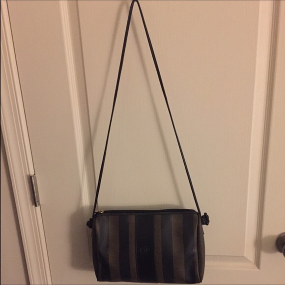 Fendi Handbags - Fendi Pequin shoulder/crossbody bag